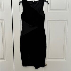 White House Black Market Black Midi Dress